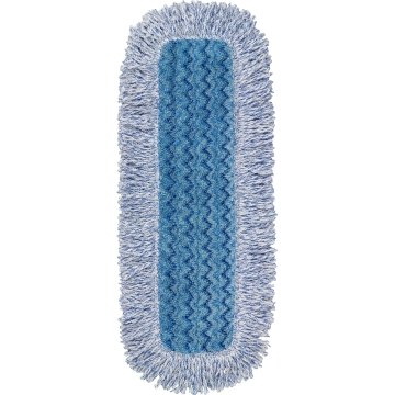 Rubbermaid Hygen 18in Microfiber Wet Mop, Blue