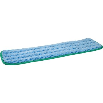 Rubbermaid HYGEN FGQ41000GR00 18 Green Microfiber Hook & Loop Wet Mop Pad