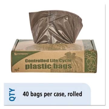 Commercial trash bags 45 gallon 40x46 .6 mil case of 100