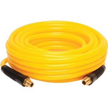 Steelman 15-Foot Coiled 3/8-Inch Id Air Hose With Reusable Npt