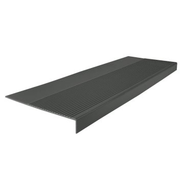 12-1/4” x 48“ Roppe Black Rubber Stair Treads 