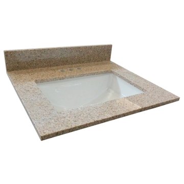 Granite Vanity Top 49 Golden Sand Hd Supply