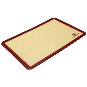 Thunder Group PLBM1108S, 8.25x11.75-Inch Rectangular Silicone Baking Mat,  Fits 1/4 Sheet Pan