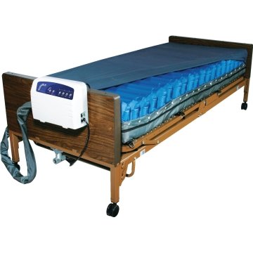 DMI Convoluted Foam Bed Hospital Size Pad Mattress Topper - Blue