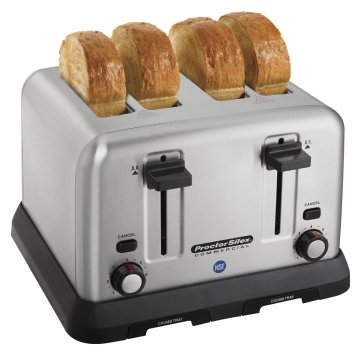 Black & Chrome Toaster - Blender Market