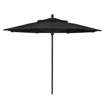 fiberbuilt black patio umbrella base Riva country club outdoor dining Fiberbuilt Umbrella Stands & Bases