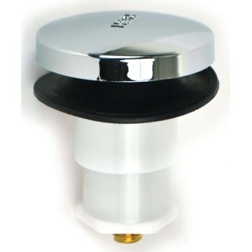 Watco Part # 48200-CP - Watco Nufit Presflo Bathtub Drain With Plastic  Stopper, Chrome-Plated - Waste & Overflow Kits - Home Depot Pro