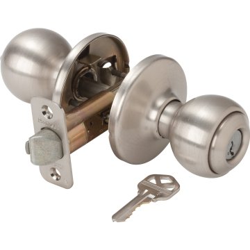 Kwikset® Tylo® Door Knob With Smartkey Security™, Flat Ball