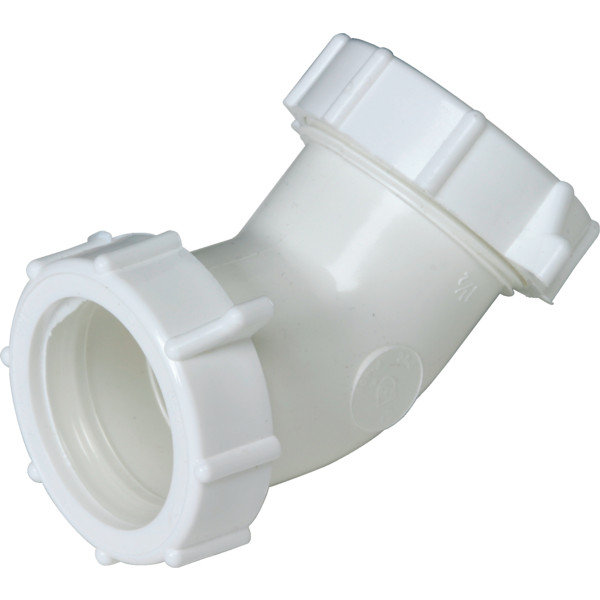 PVC Tubular Coupling 45 Degree 11/2" Slip Joint HD Supply