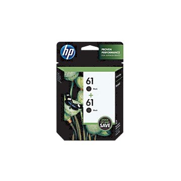 HP 61, Black Original Ink Cartridges CZ073FN, Pack Of 2 | HD Supply