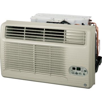 GE 11,600 BTU 230 Volt High Mount Heat/Cool Wall Air Conditioner | HD ...