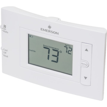 thermostat emerson programmable stage non single