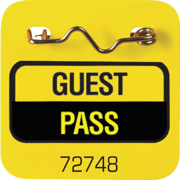 pass guest recreational package yellow square