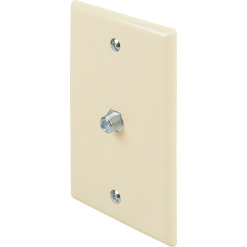Cable TV Jack Wall Plate - Ivory - Package Of 25 | HD Supply
