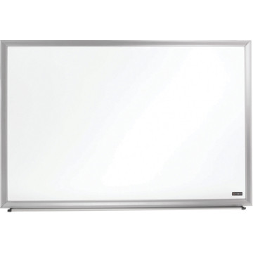 Foray Aluminum-Framed Dry-Erase Board With Marker, 48" x