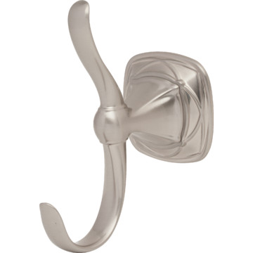 Delta Celice Double Brushed Nickel Robe Hook | HD Supply - Delta Celice Double Brushed Nickel Robe Hook