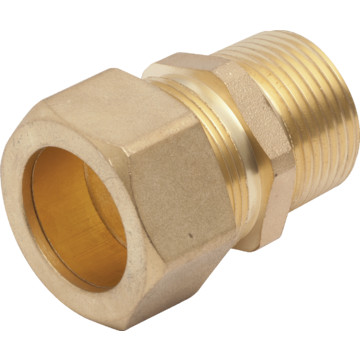 compression water fitting pipe heater brass mip connects supply fm