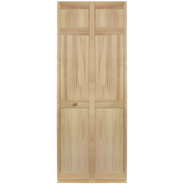 28x80" 2" 6-Panel Stain Ready Solid Wood Bifold Door | HD Supply