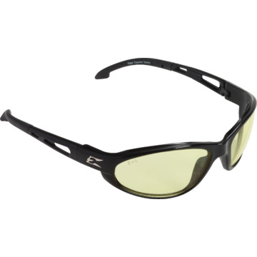 Edge Dakura Safety Eyewear, Black Frame With Yellow Lens ...